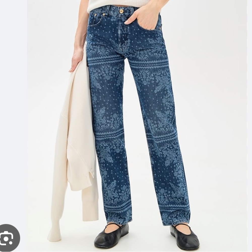 Madewell The Dean Easy Straight Jean Size 27 New